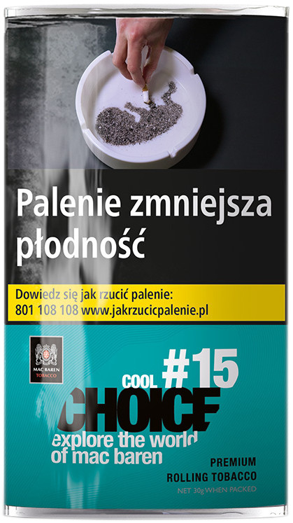 Tytoń papierosowy  CHOICE 15 cool 30g 26.50