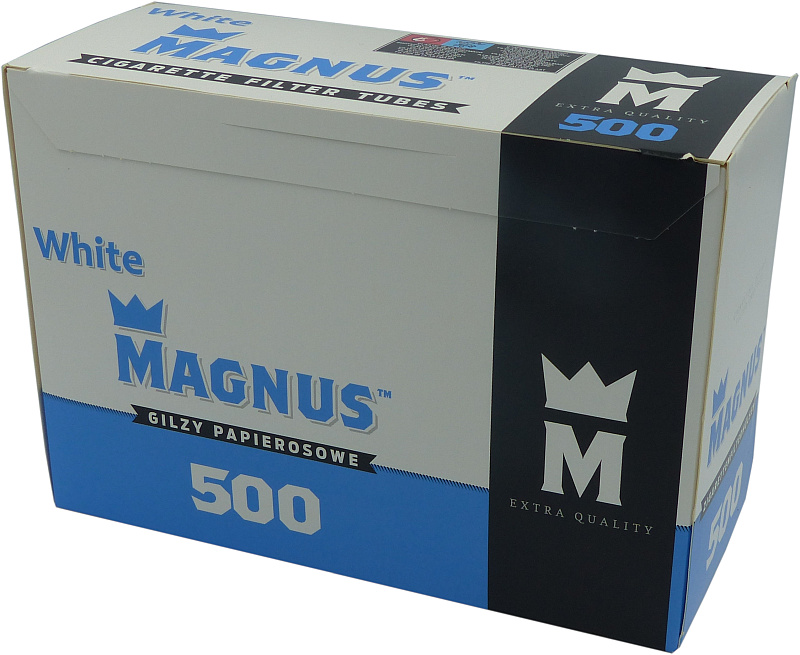 GILZY PAPIEROSOWE MAGNUS 500' WHITE