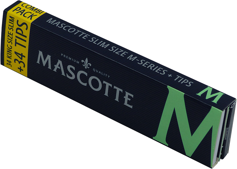 Bibułki do skręcania papierosów MASCOTTE Slim Mag.+fil